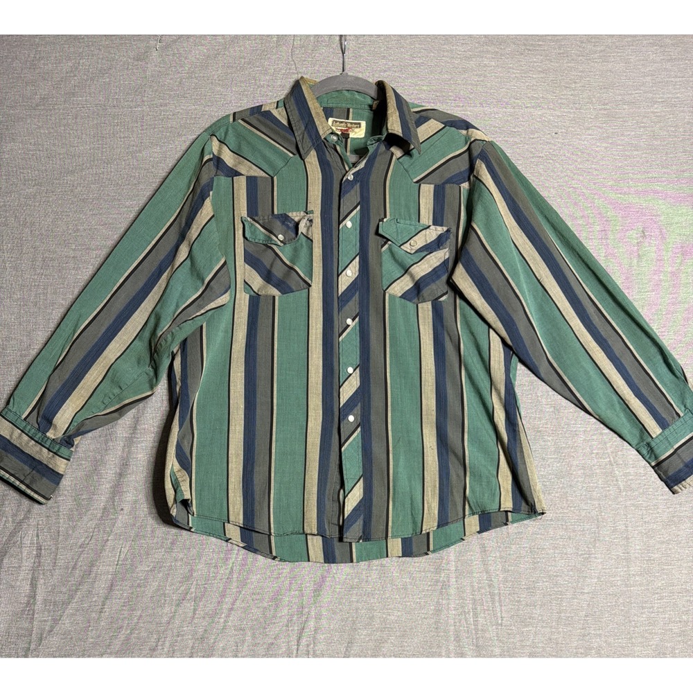 Vintage Youngbloods Woman M Shirt Pearl Snap Authentic Western Cowgirl Y2K
